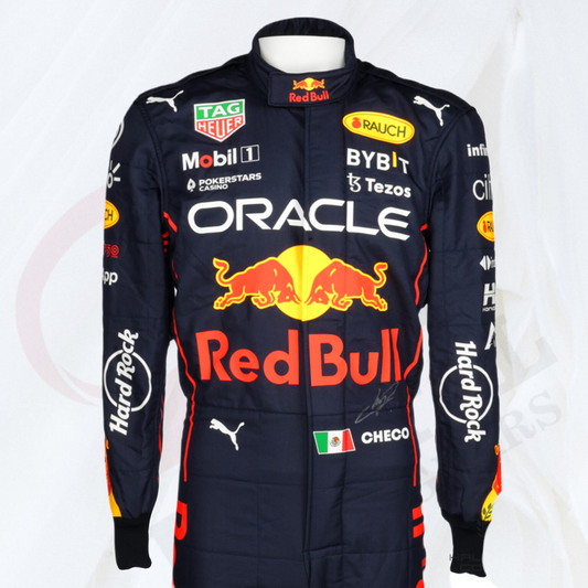 2022 Sergio Perez Red Bull Racing F1 Suit
