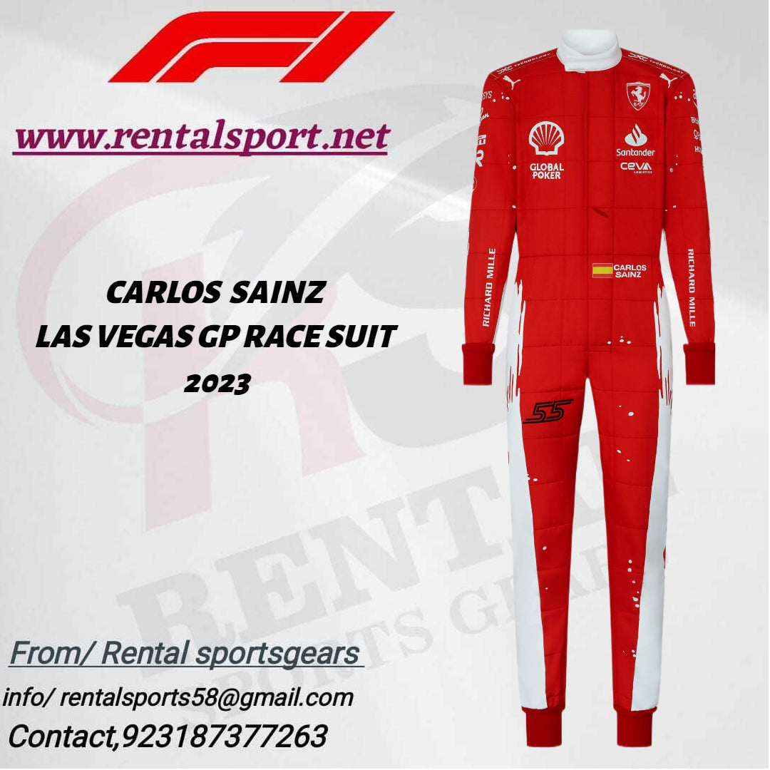 2023 Scuderia Ferrari Las Vegas Carlos Saniz Race suit F1