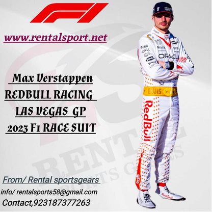 Redbull Las Vegas Grand Prix Max Verstappen Race Suit 2023 F1 Racing