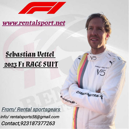 Sebastian Vettel 2023 F1 Race Suit - Goodwood Festival Suit - Rental Sports