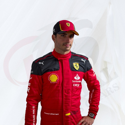 Carlos Saniz 2023 F1 Ferrari Suit Race - Rental Sports