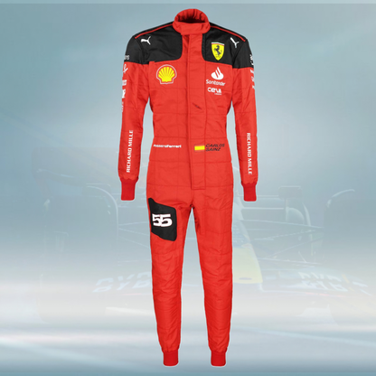 2023 Carlos Sainz Bahrain GP Scuderia Ferrari F1 Suit