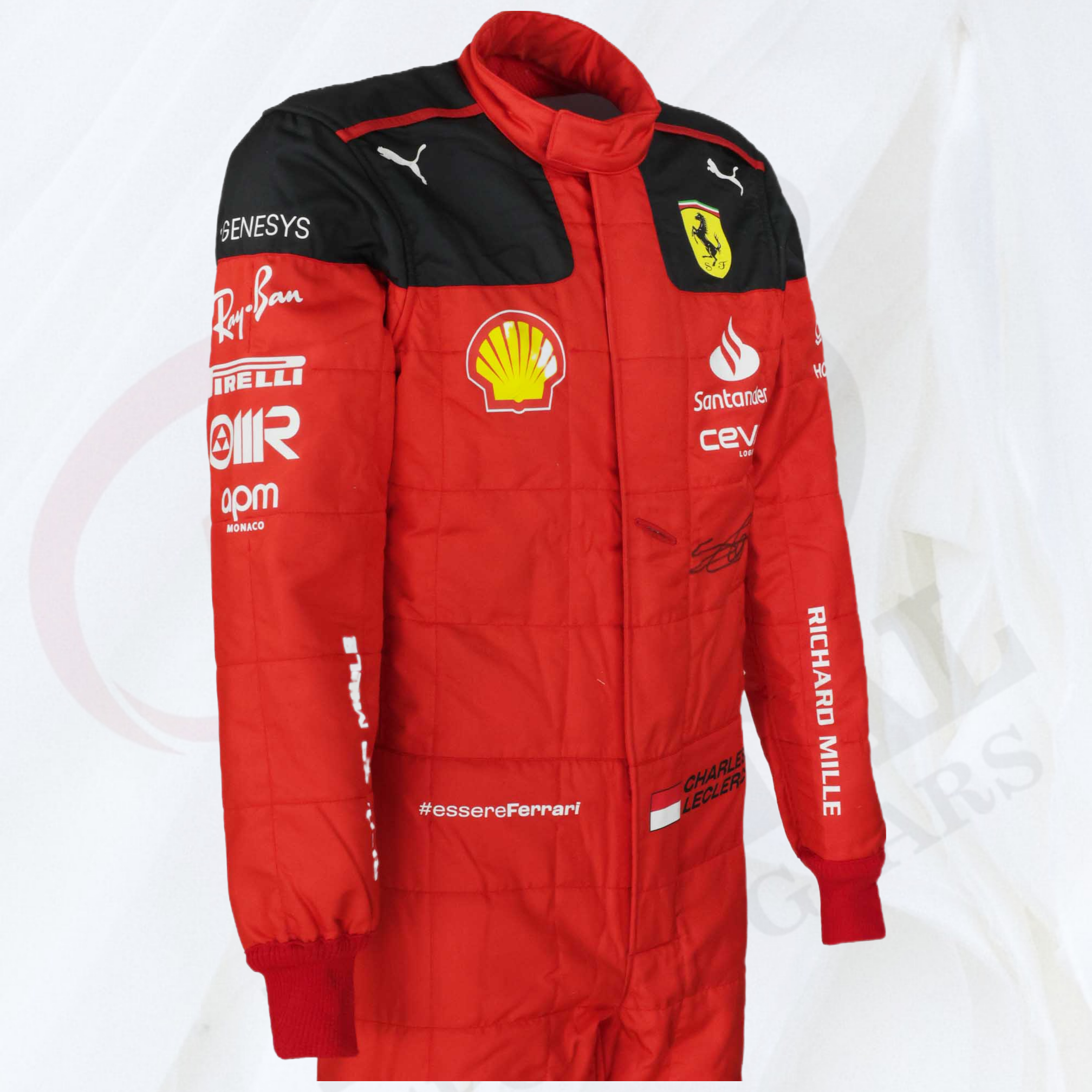 2023 Charles Leclerc Race Scuderia Ferrari F1 Suit