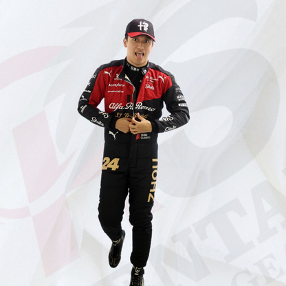 ZHOU GUANYU 2023 TALIAN GP F1 ALFA ROMEO RACE SUIT