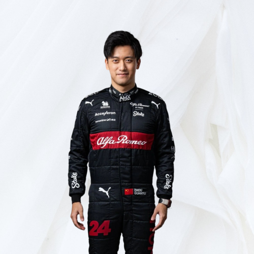 Guanyu Zhou Alfa Romeo 2023 Suit Printed F1 Race Suit