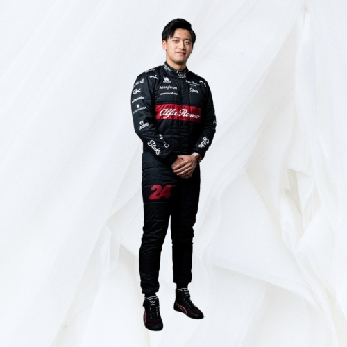 Guanyu Zhou Alfa Romeo 2023 Suit Printed F1 Race Suit