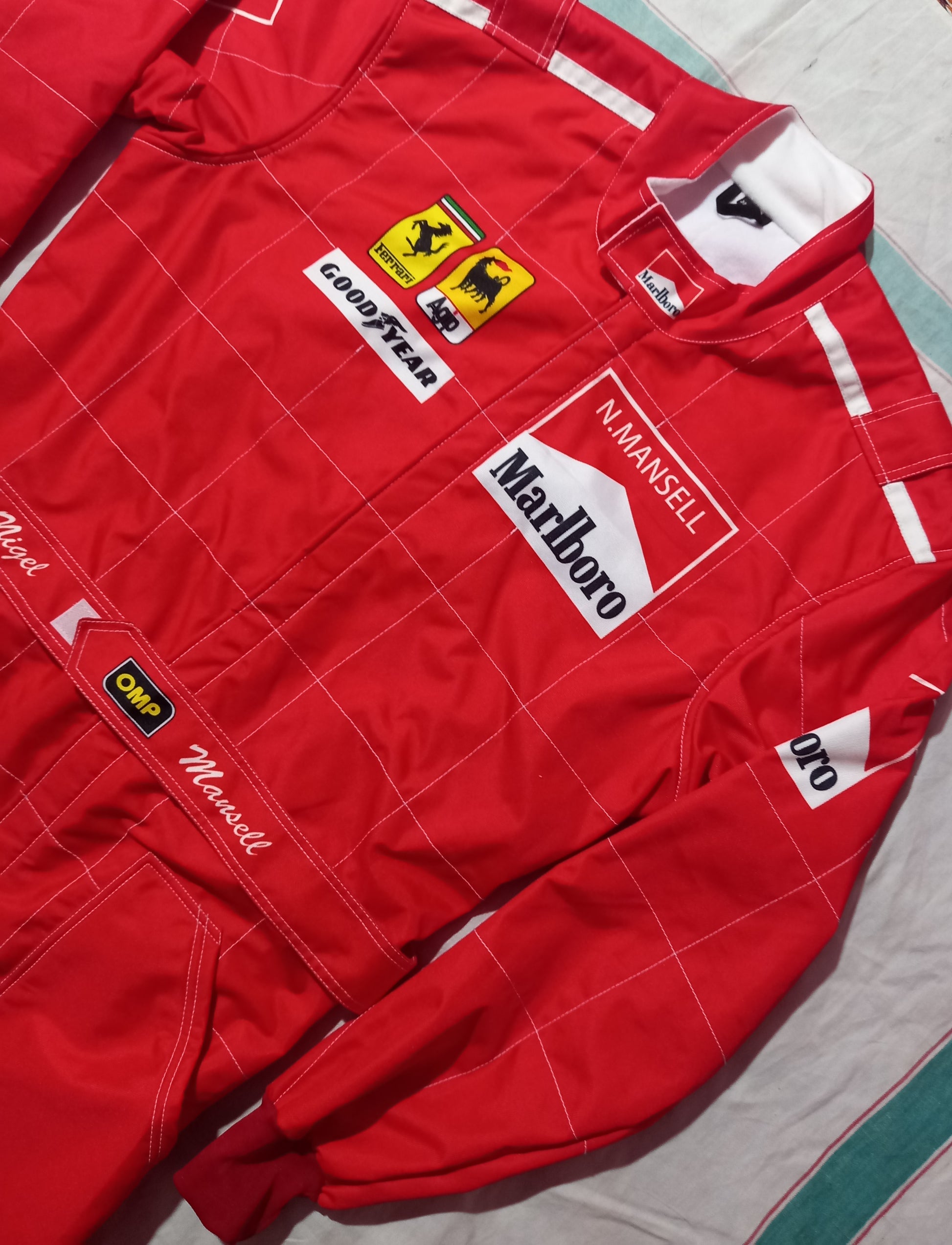 Nigel Mansell Marlboro 1990 suit f1 race suit - Rental Sports