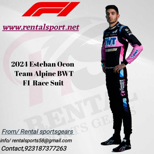 2024 Esteban Ocon Race F1 Suit BWT Alpine F1 Team Replica Suit