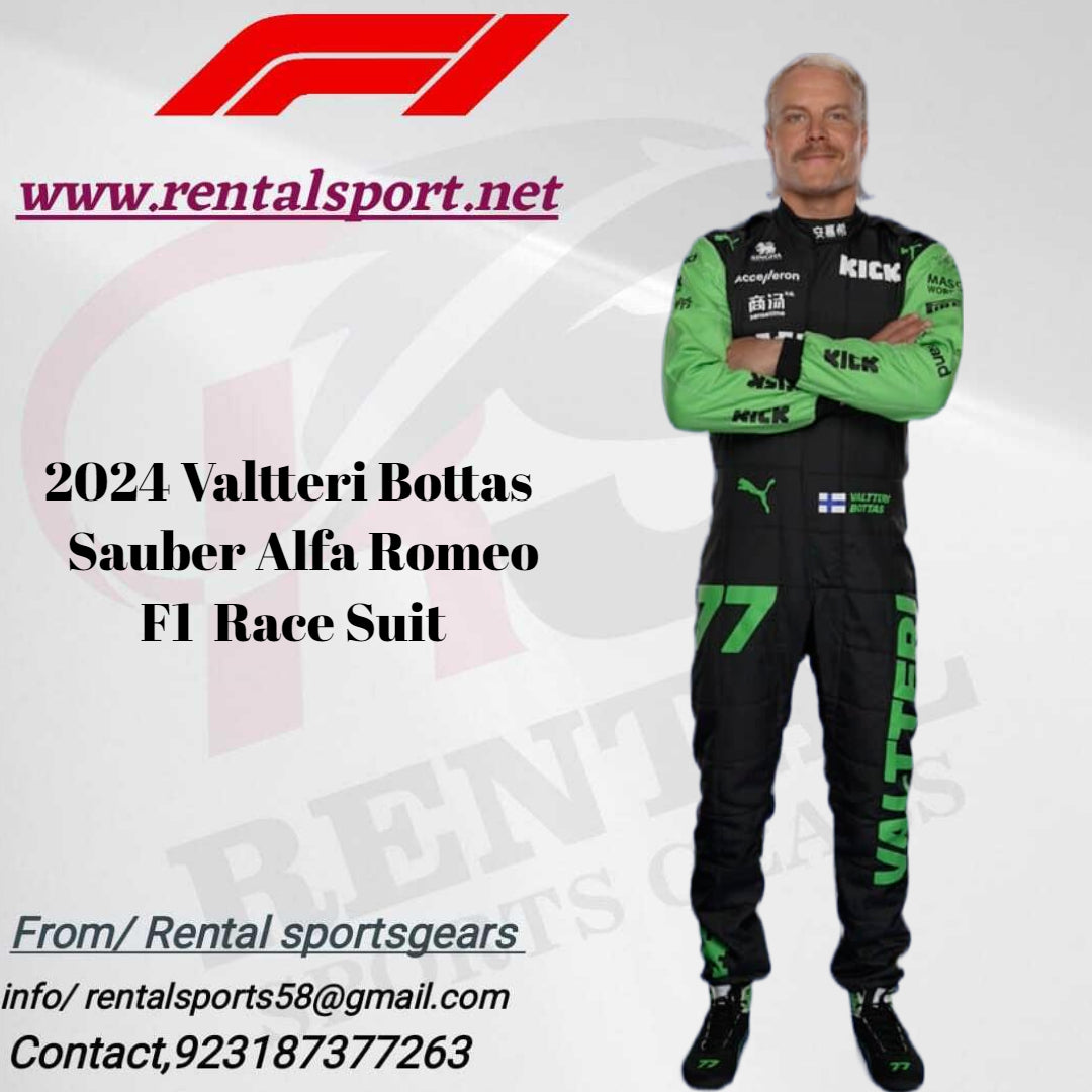 Valtteri Bottas 2024 F1 Race Suit Alfa Romeo F1 Team Stake