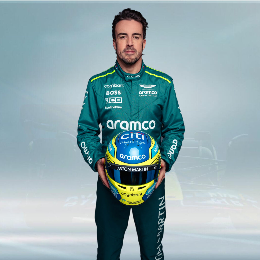 2024 Fernando Alonso Race Suit Aston Martin F1 Racing