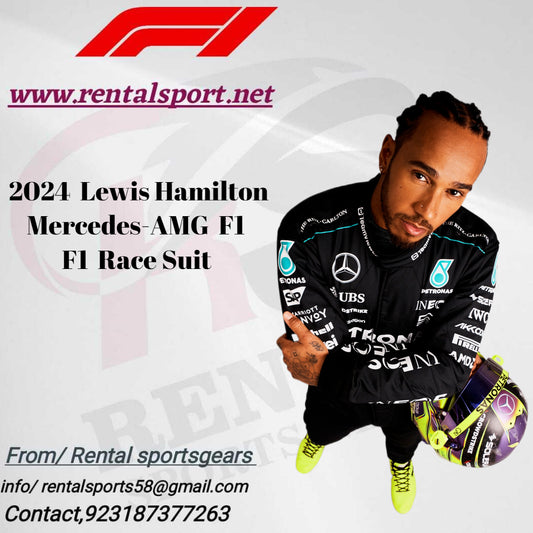 2024 Lewis Hamilton Mercedes-AMG Petronas F1 Replica Race Suit