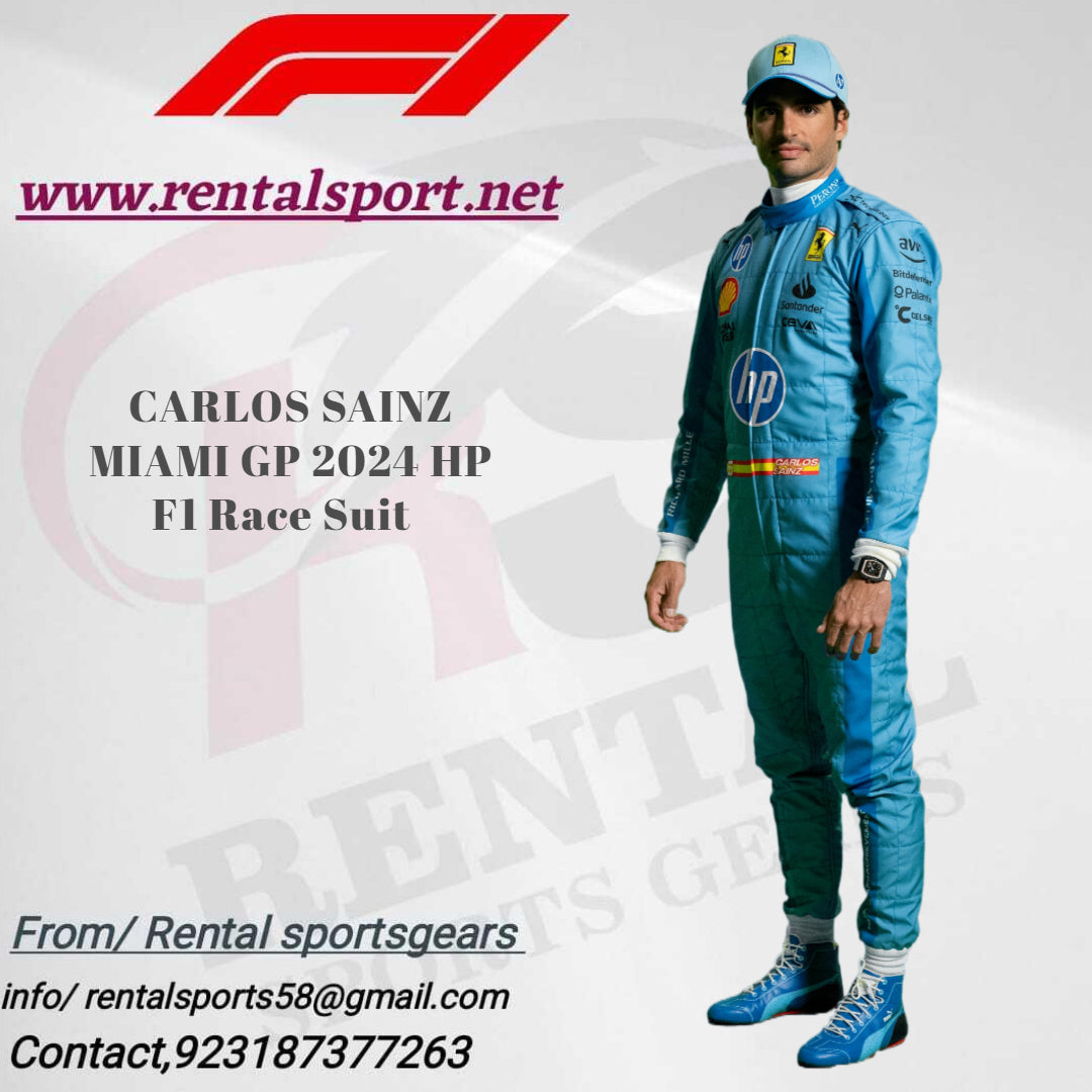 Carlos Sainz Miami GP HP 2024 F1 Scuderia Ferrari Race suit