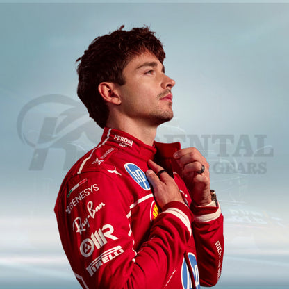 Charles Leclerc 2025 Scuderia Ferrari HP F1 Racing Suit