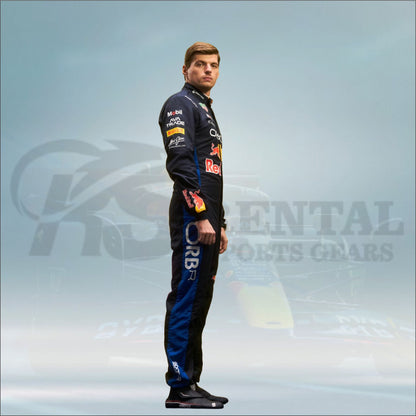 2026 Max Verstappen Oracle Red Bull Racing race suit side view