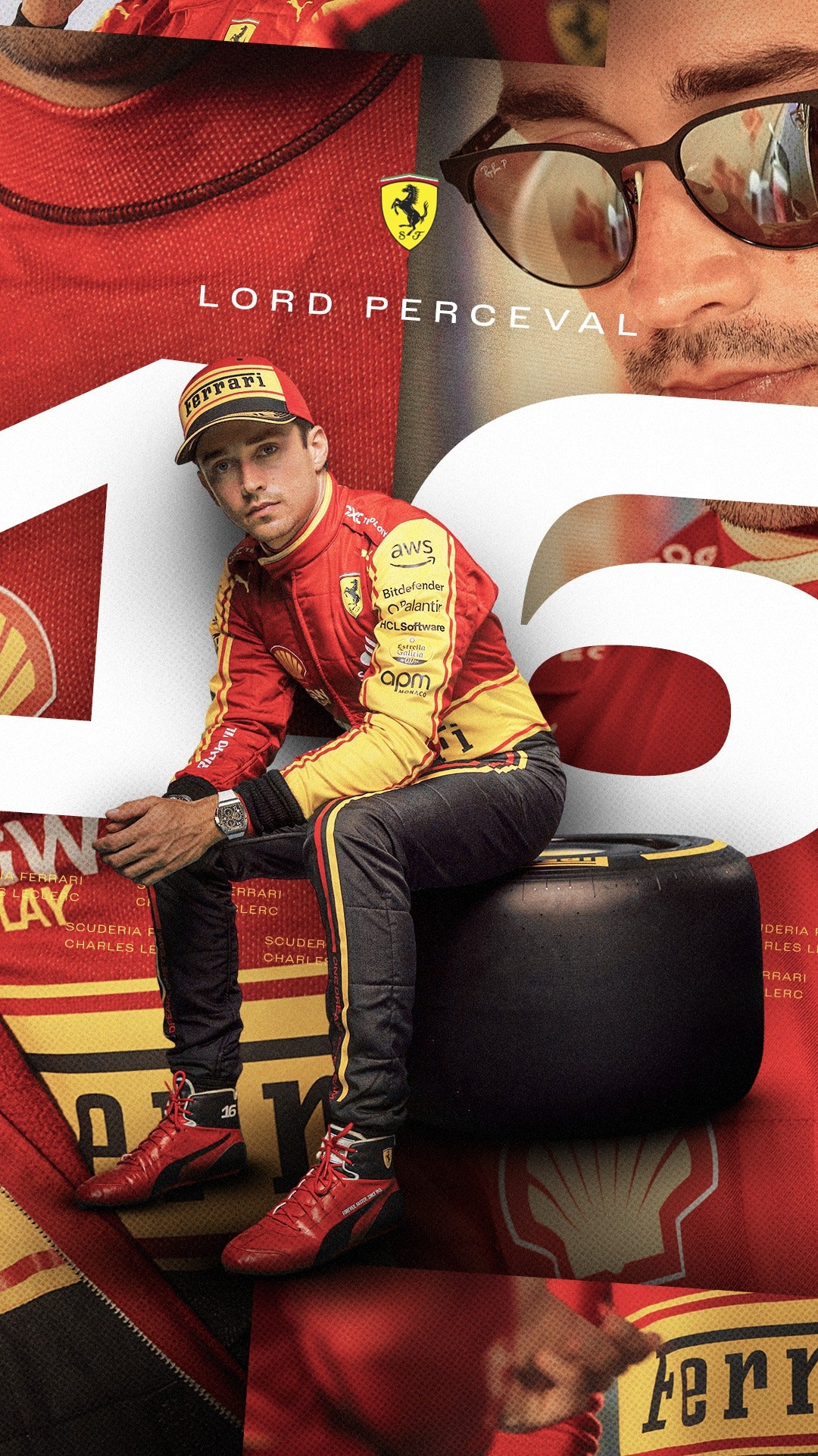 2023 New Scuderia Ferrari Race Suit Monza Special Edition