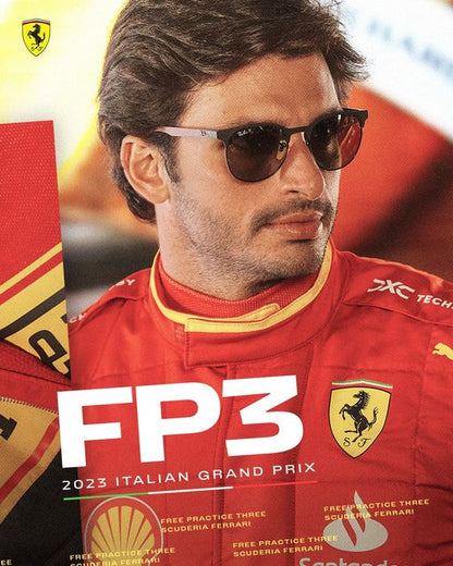 Carlos Sainz 2023 Italian GP Ferrari Race Suit F1