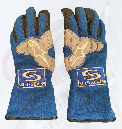 Fernando Alonso 2005 Renault Championship winning Race Gloves - Rental Sports