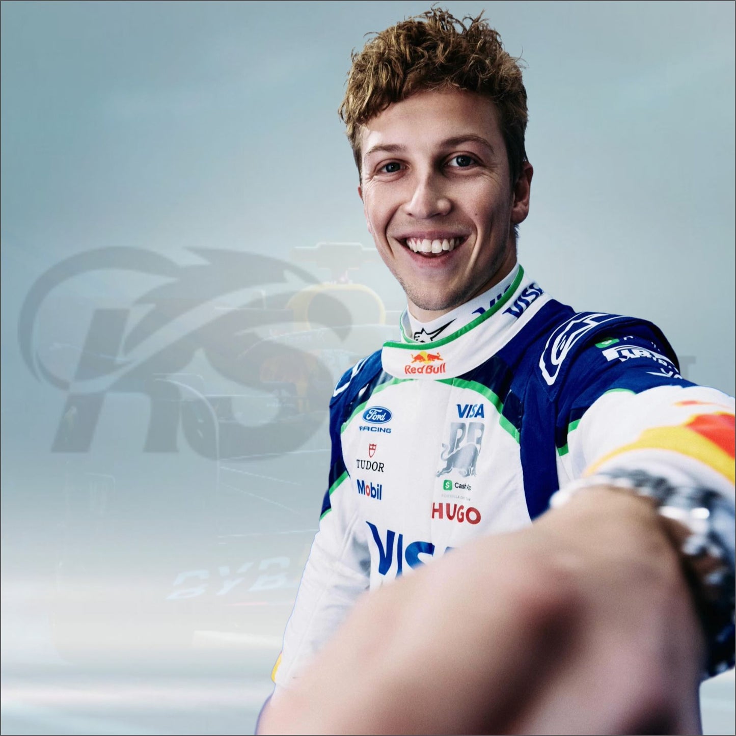 Liam Lawson 2026 Visa Cash App F1 Racing Suit
