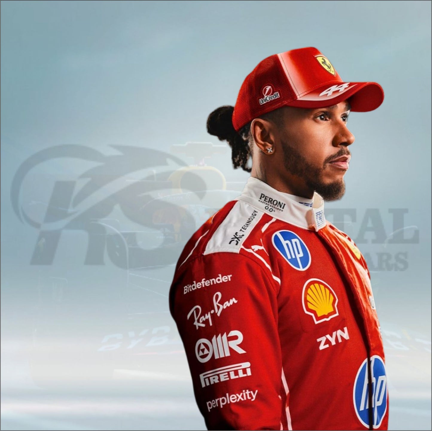 Lewis Hamilton 2026  Scuderia Ferrari HP F1 Race suit