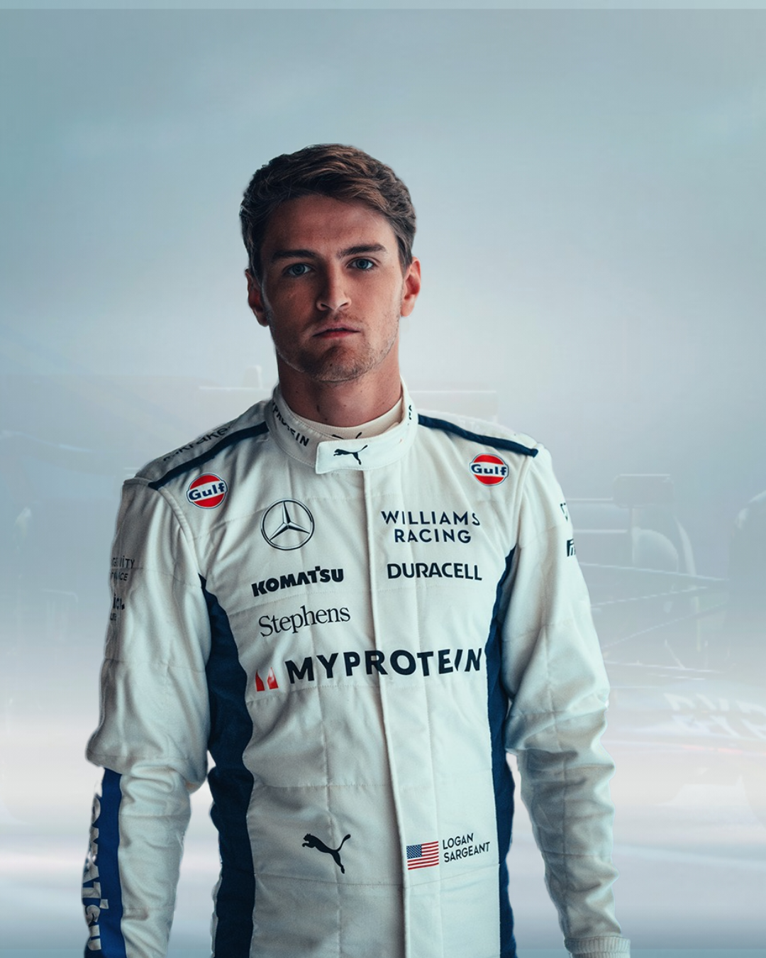 F1 Logan Sargeant 2024 Williams Racing Race Suit