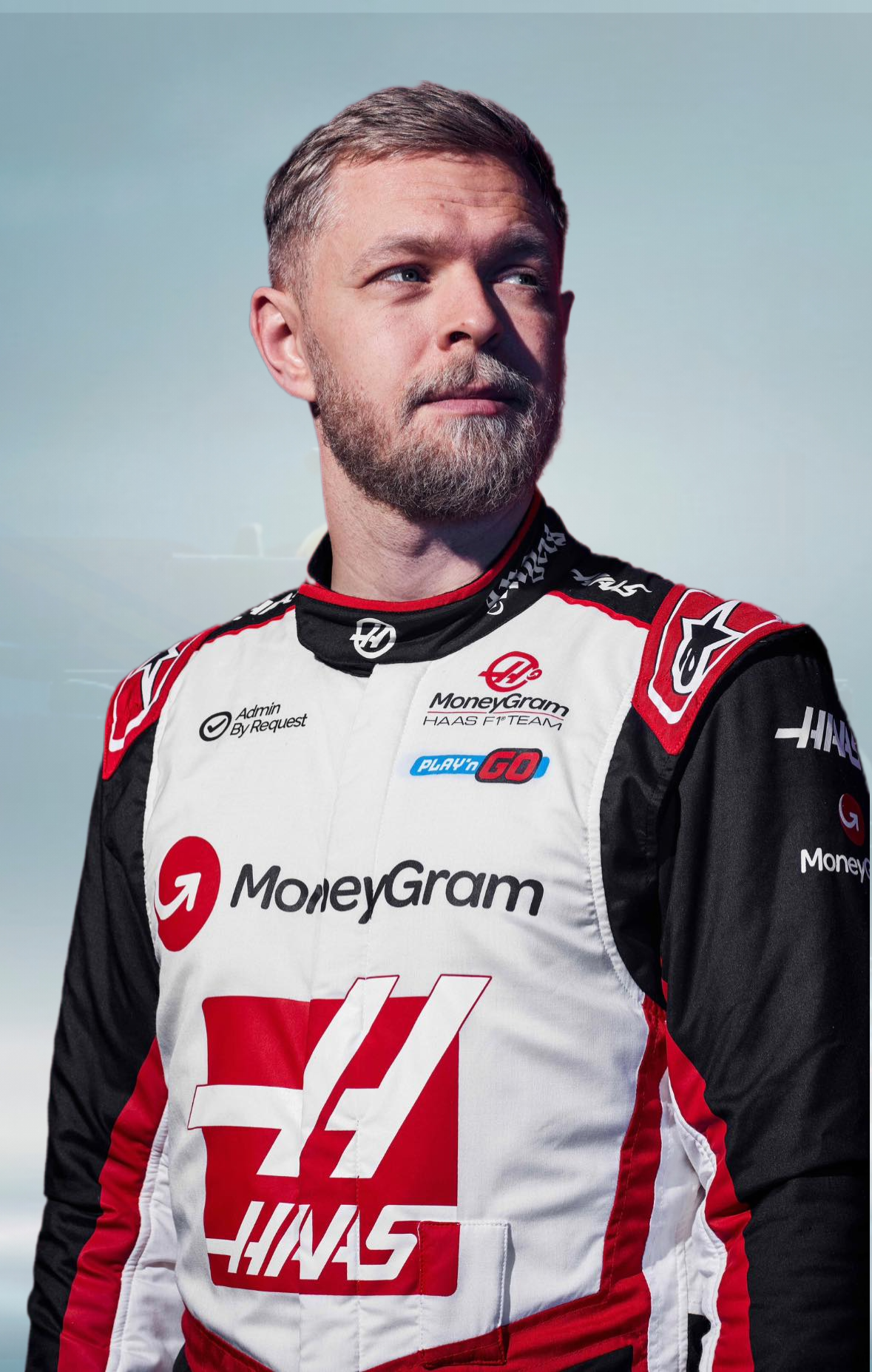 Kevin Magnussen 2024 Race Suit F1 Team Haas Replica Suit