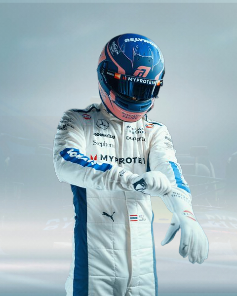 F1 Alex albon 2024 Race Suit Williams Racing
