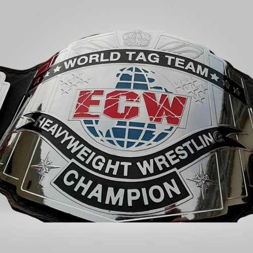 ECW WORLD TAG TEAM WRESTLING CHAMPIONSHIP BELT ZINC PLATE REPLICA