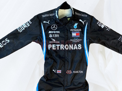 Lewis Hamilton 2020 racing suit Mercedes Benz AMG |  F1 Replica Embroidery Race Suit