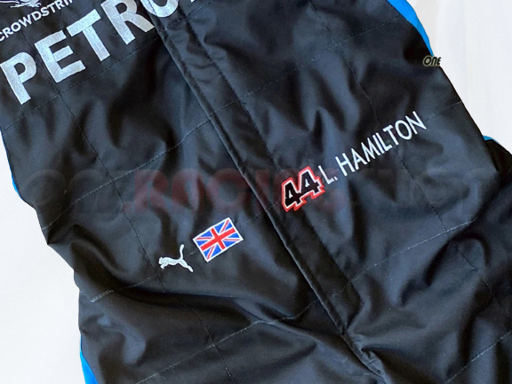 Lewis Hamilton 2020 racing suit Mercedes Benz AMG |  F1 Replica Embroidery Race Suit
