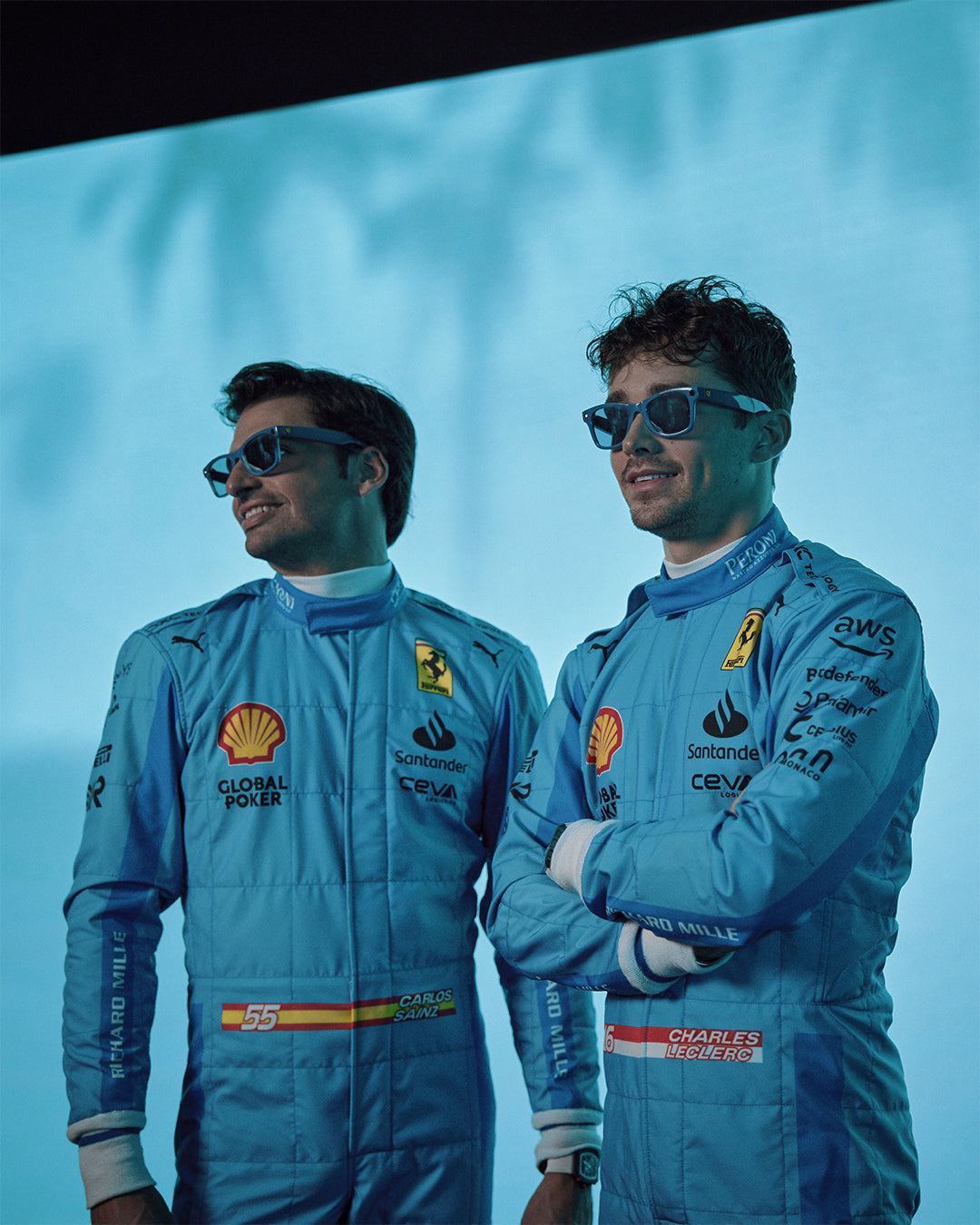 2024 Charles Leclerc F1 Miami GP Race suit Scuderia Ferrari