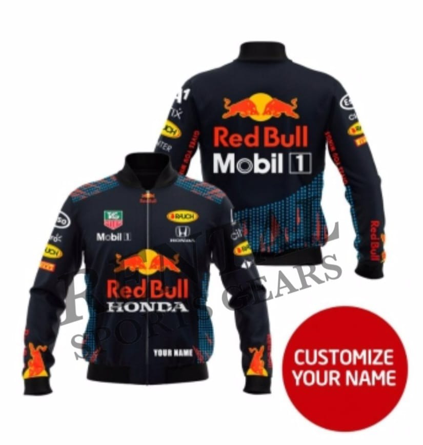 Max Verstappen Redbull 2021 Jacket F1 Race SoftShell Jacket
