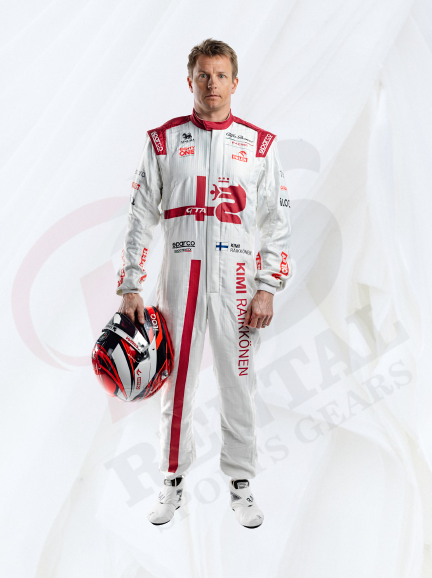 2021 Kimi Räikkönen Alfa Romeo Sauber Orlen Race Boots