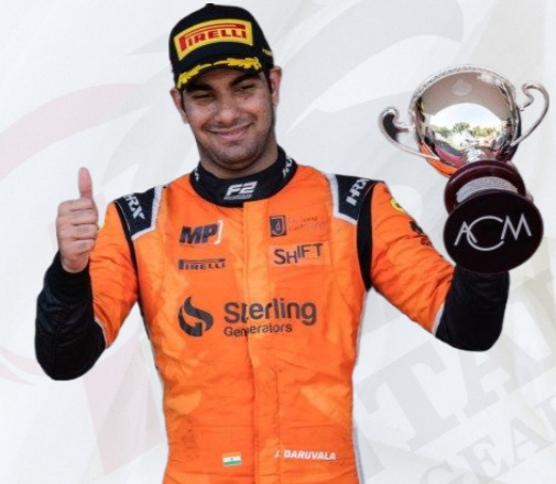 Jehan Daruvala 2023 F2 Race suit Monaco MP Motorsport Racing