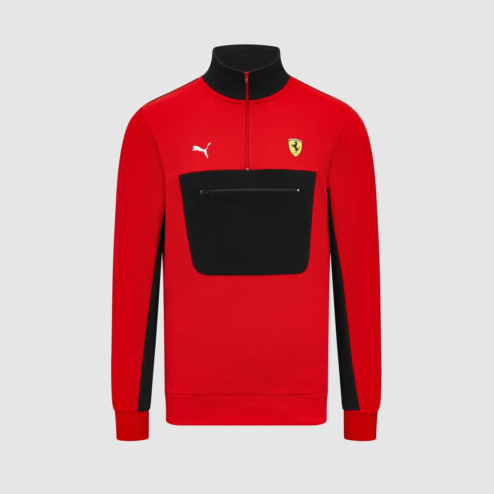 Scuderia Ferrari F1 Logo 1/4 Zip Sweater