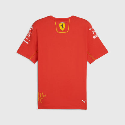 Scuderia Ferrari F1 2024 Carlos Sainz Driver T-shirt