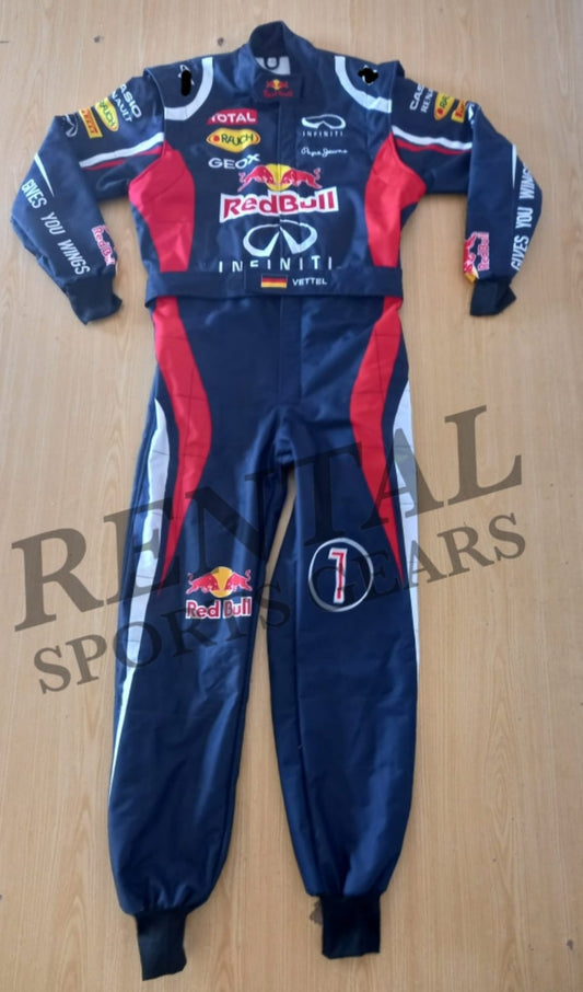 Sebastian vettel Redbull 2012 Printed Race Suit F1