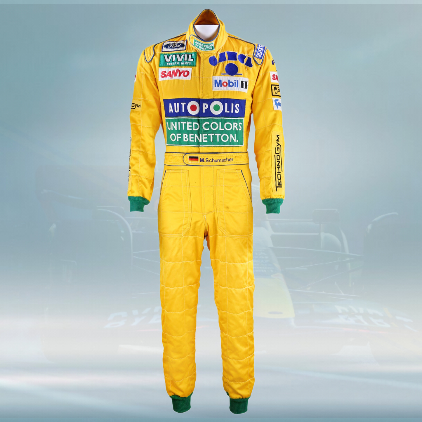 1992 Michael Schumacher German GP Benetton F1 Suit