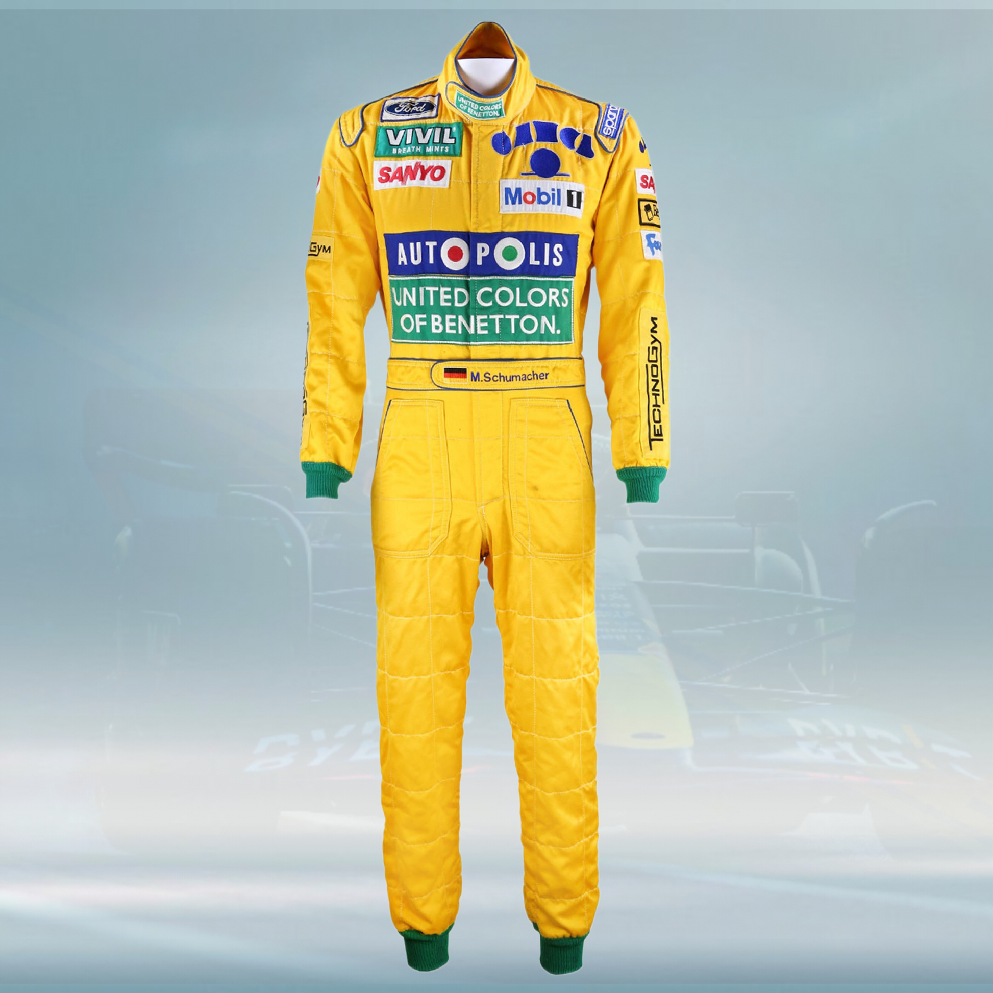 1992 Michael Schumacher German GP Benetton F1 Suit