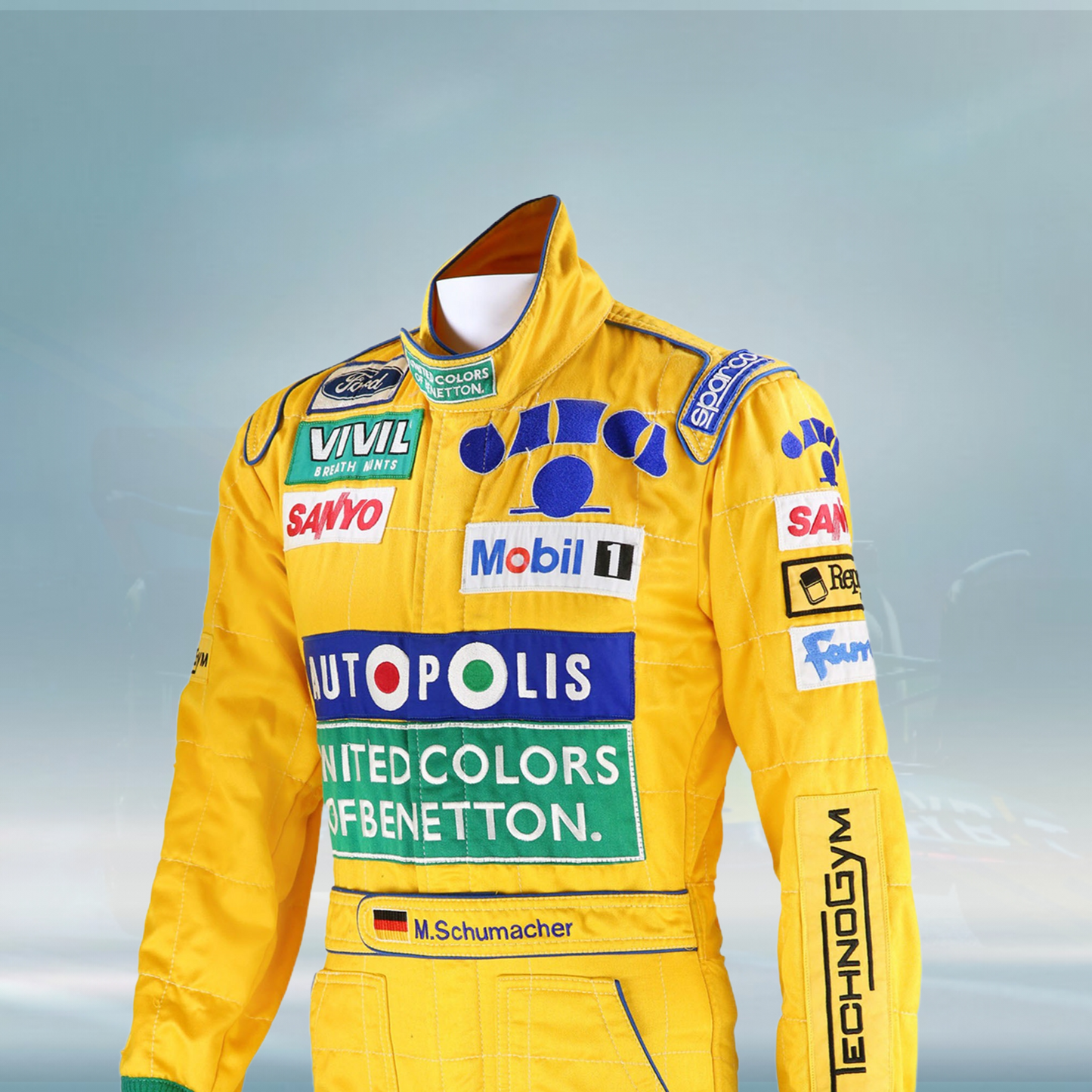 1992 Michael Schumacher German GP Benetton F1 Suit