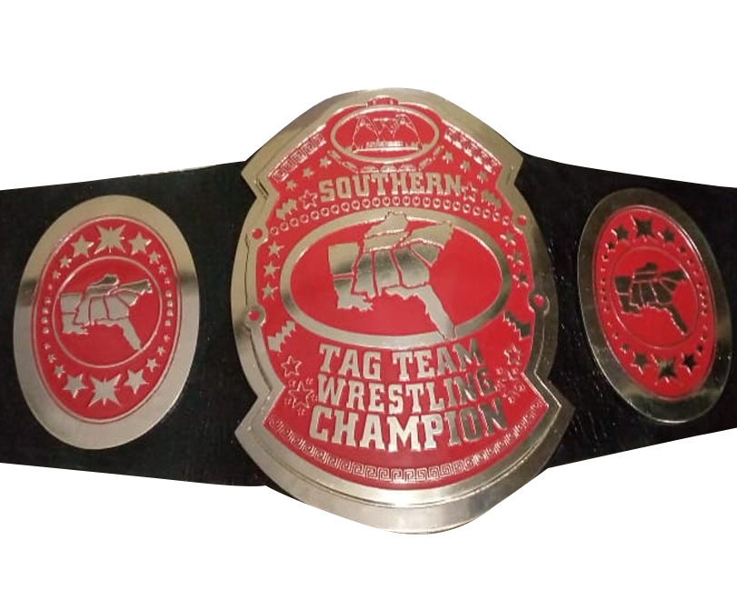 AWA Southern Tag Team Wrestling Champion Belt Ohio Valley Wrestling WWF American