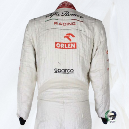 2021 Antonio Giovinazzi Racing F1 Suit Alfa Romeo Orlen