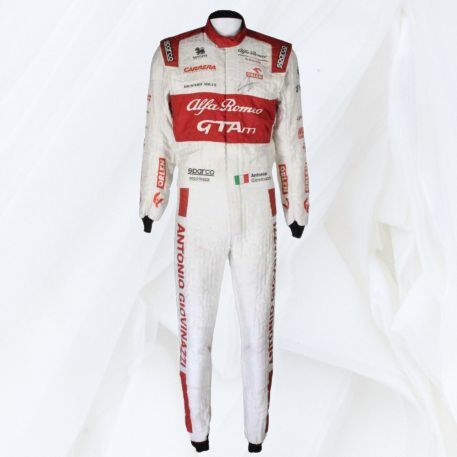 2021 Antonio Giovinazzi Racing F1 Suit Alfa Romeo Orlen