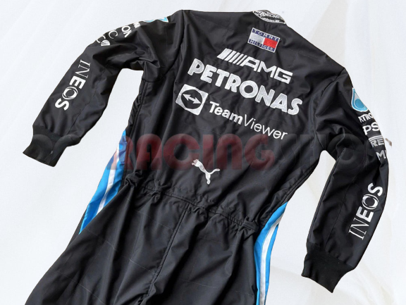 F1 Lewis Hamilton Race Suit 2021 Mercedes AMG Petronas | F1 Replica Embroidery Race Suit