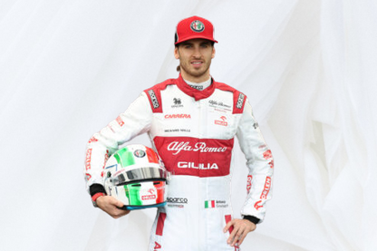 2021 Antonio Giovinazzi Racing F1 Suit Alfa Romeo Orlen