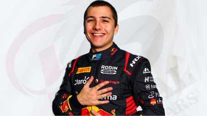 Enzo Fittipaldi 2023 F2 RedBull Racing Suit Rodin Carlin
