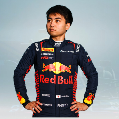 Iwasa Racing Suit 2023 F2 Dams Redbull Racing