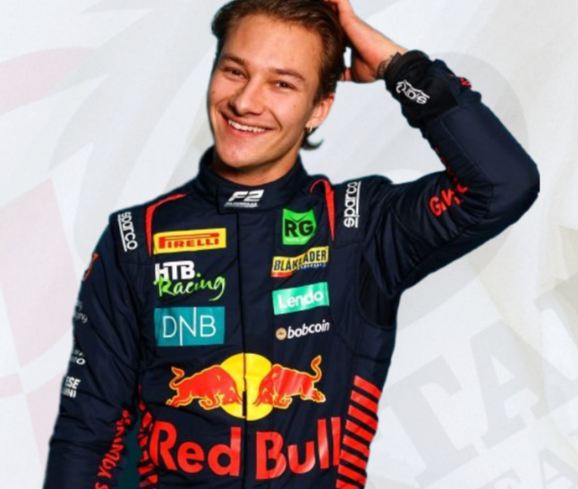 Dennis Hauger Red Bull Racing 2023 F2 Race Suit