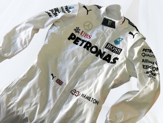 Lewis Hamilton 2017 Mercedes Benz F1 Racing Suit - Rental Sports