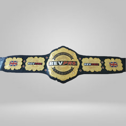 British Heavyweight Rev Pro Wrestling Champion Belt Revolution Professional