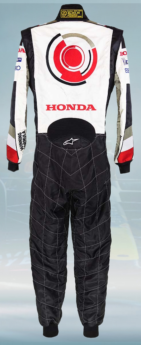2005 Jenson Button Race BAR Honda F1 Suit